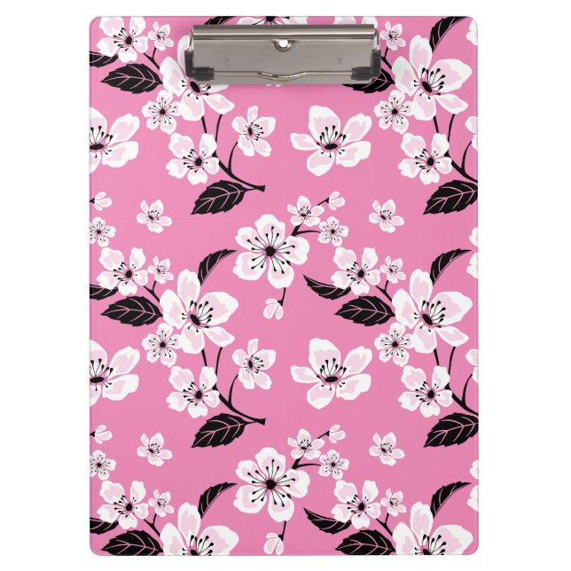 CARPETA DE PINZA CHERRY BLOSSOM - SAKURA (LITE PINK) (Anverso)