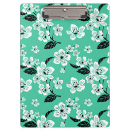 CARPETA DE PINZA CHERRY BLOSSOM - SAKURA (MINT)