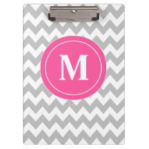 Chevron rosado gris personalizado