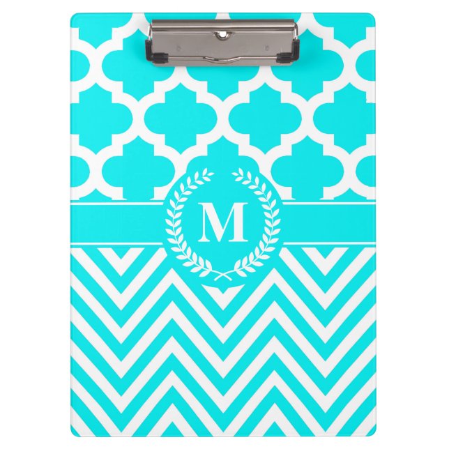Carpeta De Pinza Chevron y Quatrefoil (Anverso)