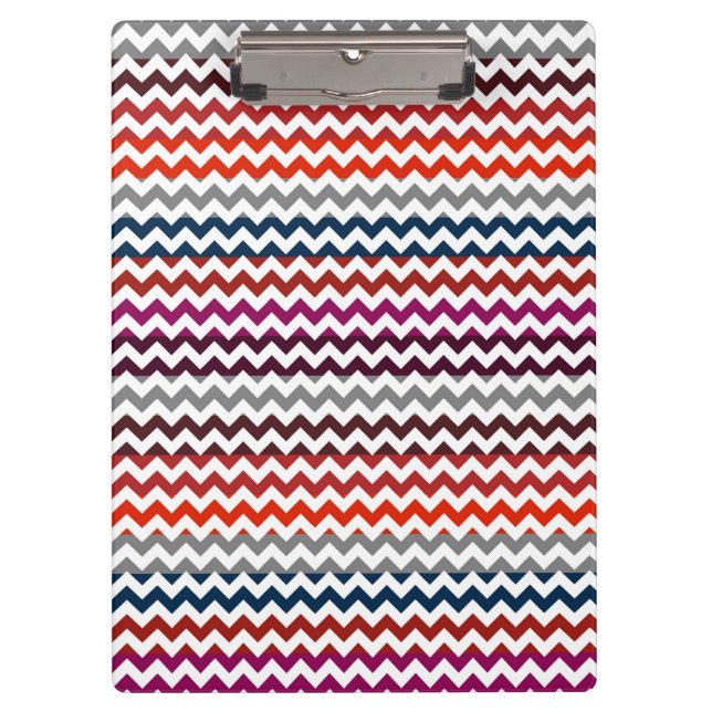 Carpeta De Pinza Chevron Zigzag Pattern 4 (Anverso)