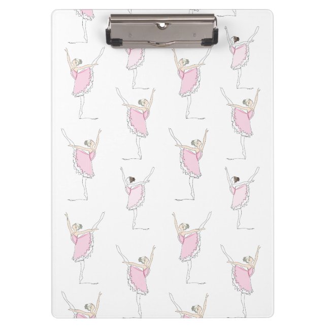 Carpeta De Pinza Chica bailarina rosa Ballerina rosa (Anverso)