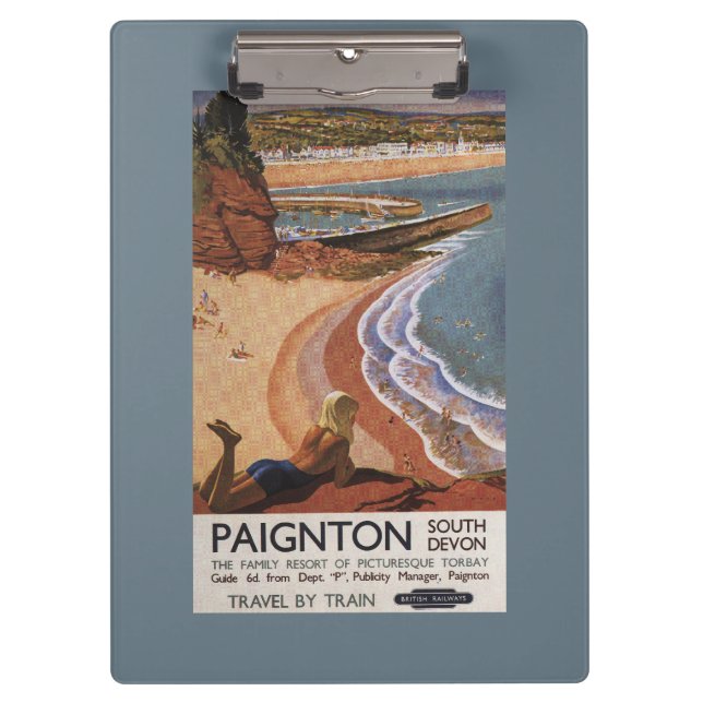 Carpeta De Pinza Chica británico de los ferrocarriles que mira (Anverso)