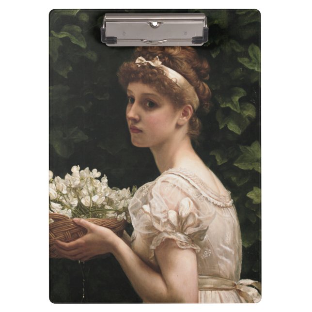 Carpeta De Pinza Chica con flores de arce (por Edward Poynter) (Anverso)