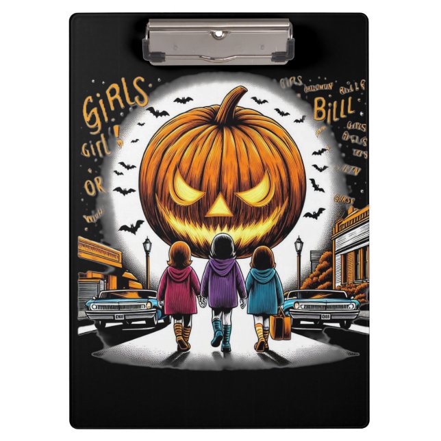 Carpeta De Pinza Chica de Halloween (Anverso)
