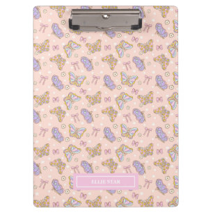 Carpeta De Pinza Chica de mariposa caprichosa personalizada