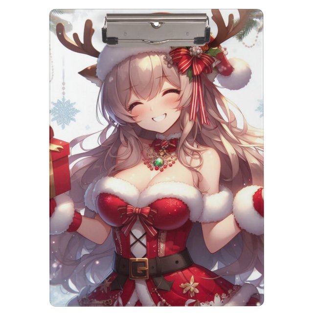 Carpeta De Pinza Chica de Navidades de anime (Anverso)