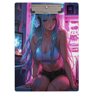 Carpeta De Pinza Chica Lofi Gamer   Chill Anime Aesthetic