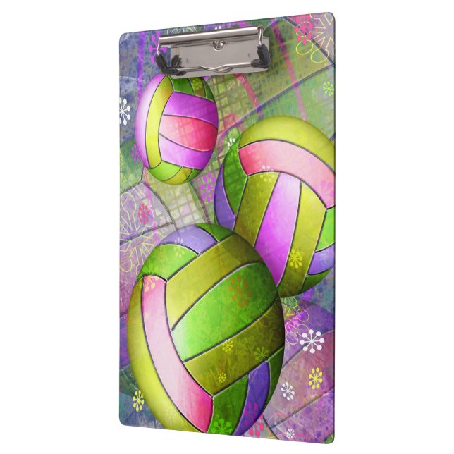 Carpeta De Pinza Chicas Grunge Voleibol (Izquierda)