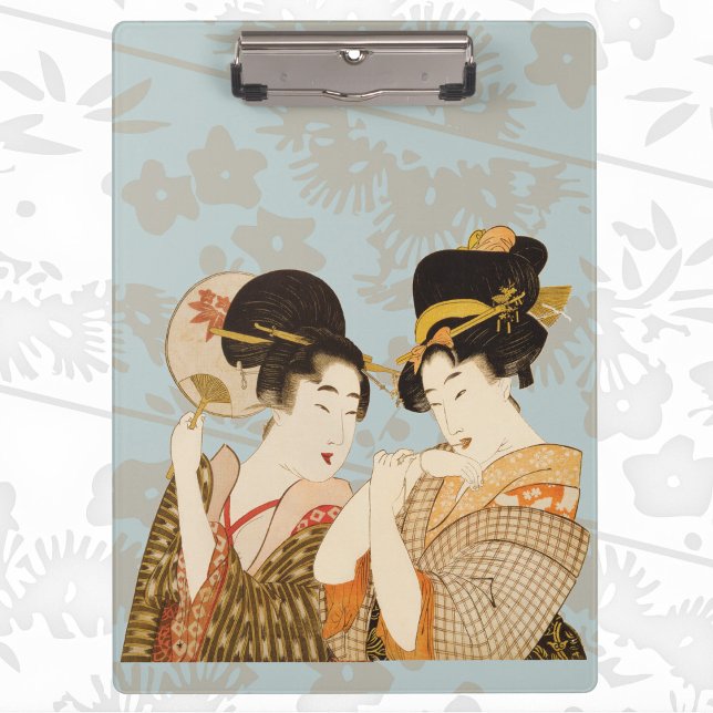 Carpeta De Pinza Chicas japoneses de Geisha en Kimonos (Subido por el creador)
