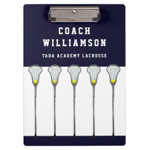 Carpeta De Pinza Chicas Lacrosse Coach