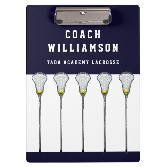 Carpeta De Pinza Chicas Lacrosse Coach (Anverso)