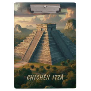 Carpeta De Pinza Chichén Itzá Yucatán México Paisaje Viaje