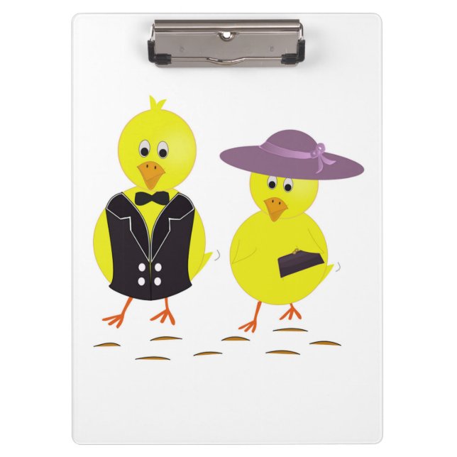 CARPETA DE PINZA CHICKS "HAPPY EASTER" (Anverso)