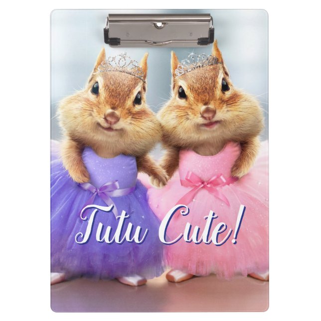 Carpeta De Pinza Chipmunk Ballerina Duo (Anverso)
