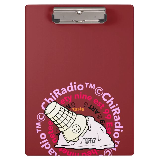 Carpeta De Pinza ChiRadioLLC ™ IceCream (Anverso)
