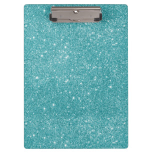 Carpeta De Pinza Chispas verde azuladas del purpurina