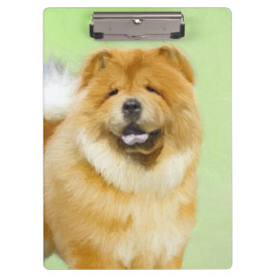 Carpeta De Pinza Chow Chow Painting - Cute Original Dog Art
