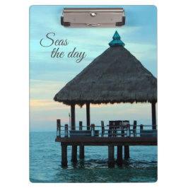 Carpeta De Pinza Choza de Tiki de la playa