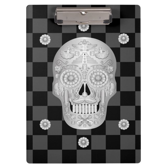 Carpeta De Pinza Chrome Calavera Watch (Anverso)
