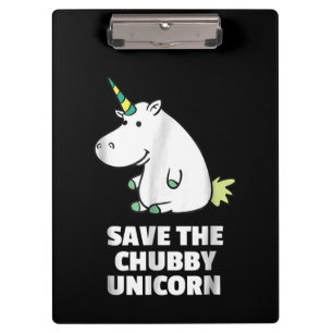 Carpeta De Pinza Chubby Unicorn Cute Hippo Regalo Por Tía