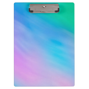 Carpeta De Pinza Cielo de Arcoíris Suave Femenino