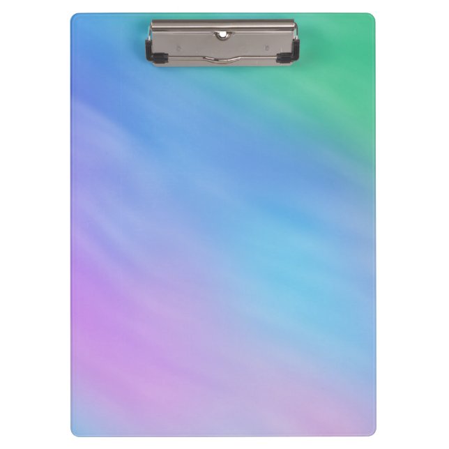 Carpeta De Pinza Cielo de Arcoíris Suave Femenino (Anverso)