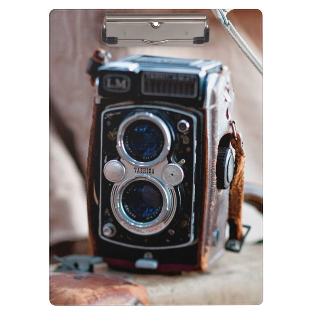 Carpeta De Pinza Cierre de una cámara antigua (Anverso)