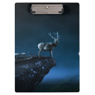 Carpeta De Pinza ciervo a la luz de la luna