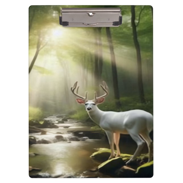 Carpeta De Pinza Ciervo Albino  (Anverso)