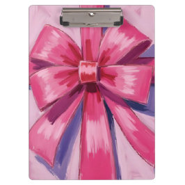 Carpeta De Pinza Cinta de Lazo Rosa Bonito Acuarela