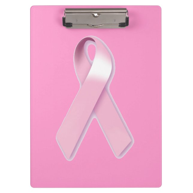 Carpeta De Pinza Cinta rosada del cáncer (Anverso)