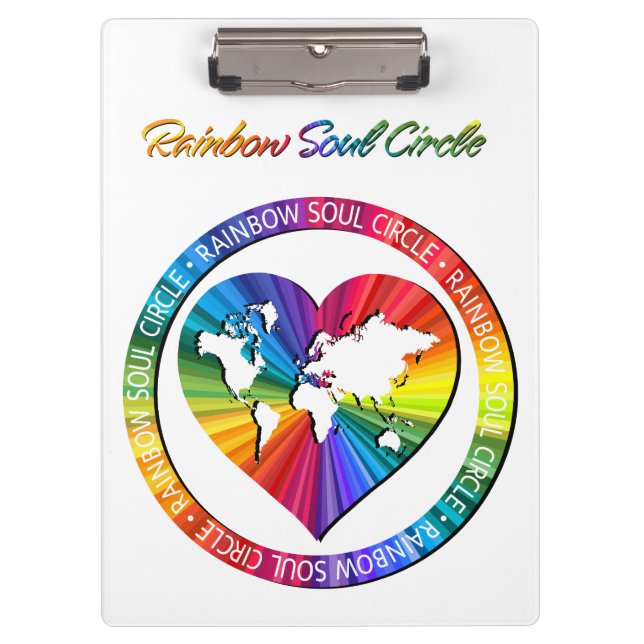 Carpeta De Pinza Círculo del Alma Arcoíris (Anverso)