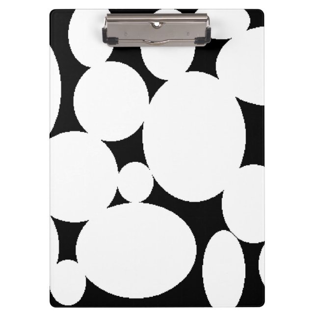 CARPETA DE PINZA CÍRCULOS BLANCOS (Anverso)