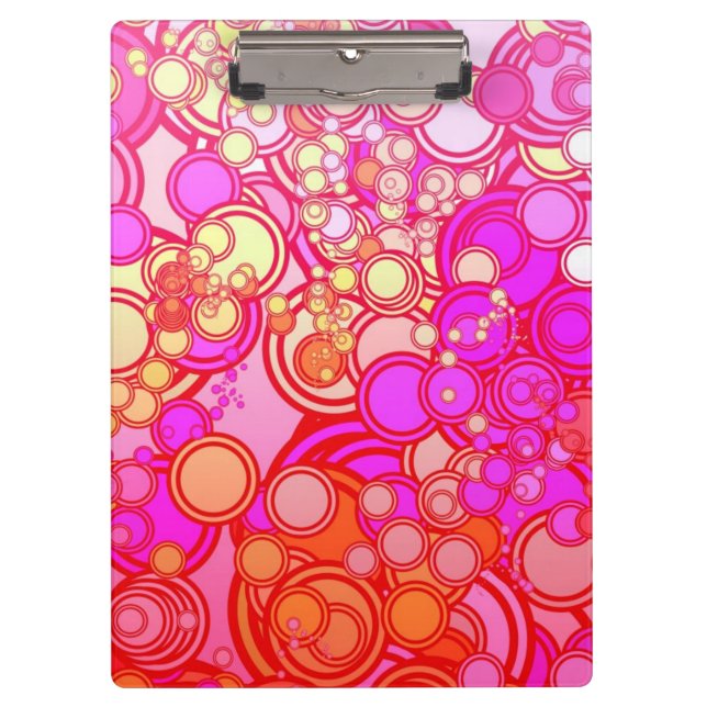 Carpeta De Pinza Círculos retros (Anverso)