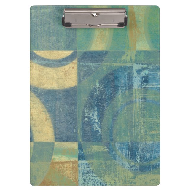 Carpeta De Pinza Círculos y paneles multicolores (Anverso)