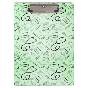 Carpeta De Pinza cirujano vintage médica de medicina verde