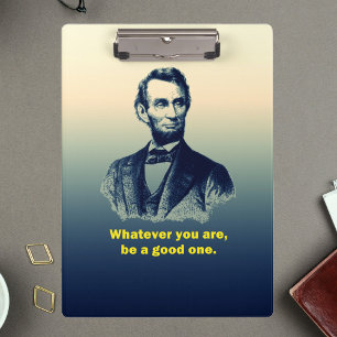 Carpeta De Pinza Cita de Abraham Lincoln