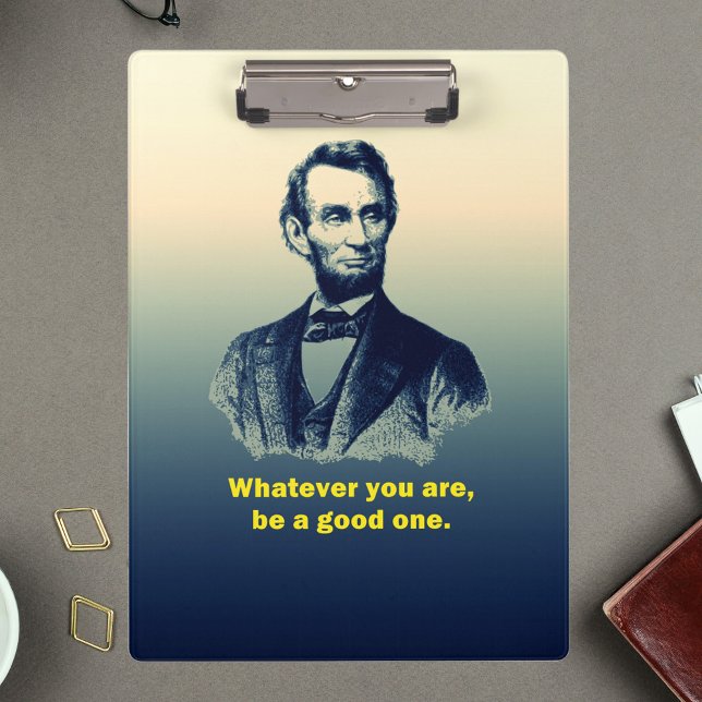 Carpeta De Pinza Cita de Abraham Lincoln (Subido por el creador)