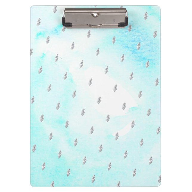 Carpeta De Pinza Cita de belleza acuarela (Anverso)