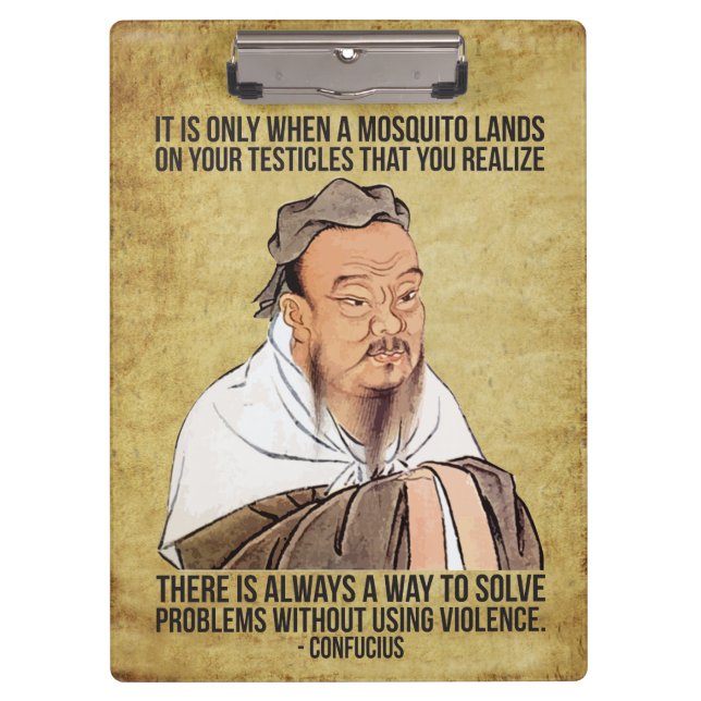 Carpeta De Pinza Cita espiritual divertida - mosquito en los (Anverso)