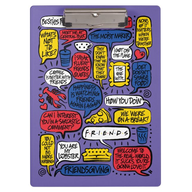 Carpeta De Pinza Citas de amigos™ (Anverso)