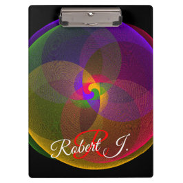 Carpeta De Pinza Citrus Color Blend Geometric Clipboard