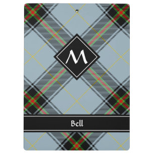 Carpeta De Pinza Clan Bell Tartan