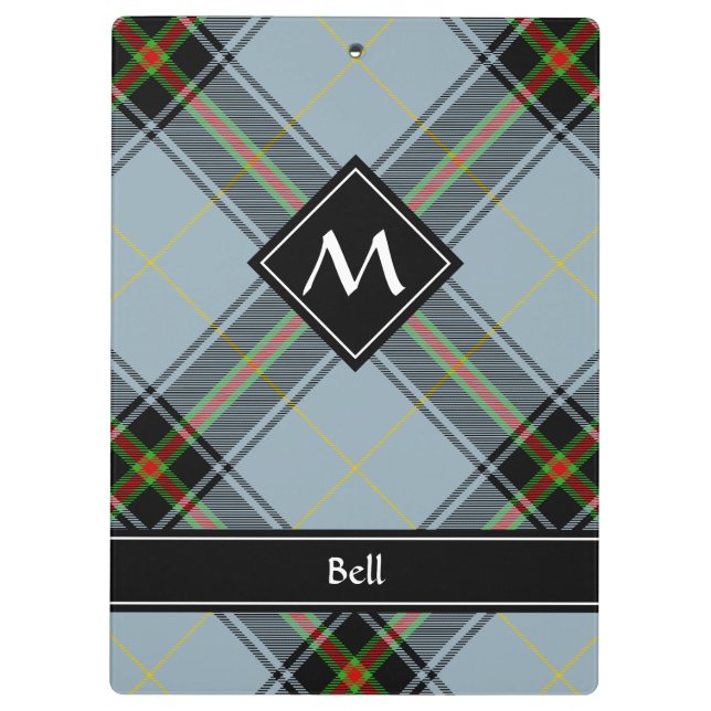Carpeta De Pinza Clan Bell Tartan (Reverso)
