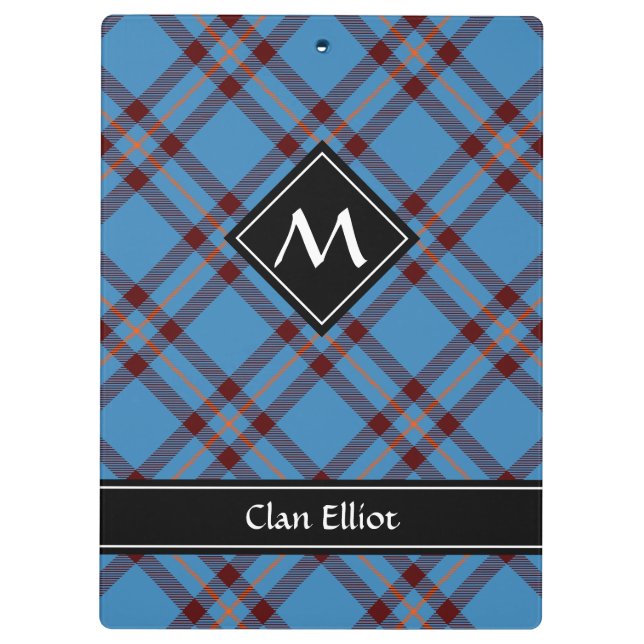 Carpeta De Pinza Clan Elliot Ancient Tartan Clipboard (Reverso)