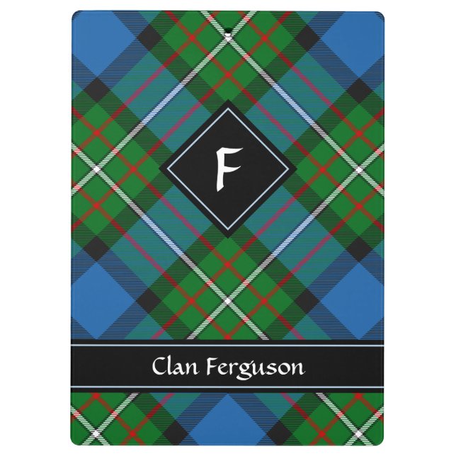 Carpeta De Pinza Clan Ferguson Tartan Clipboard (Reverso)