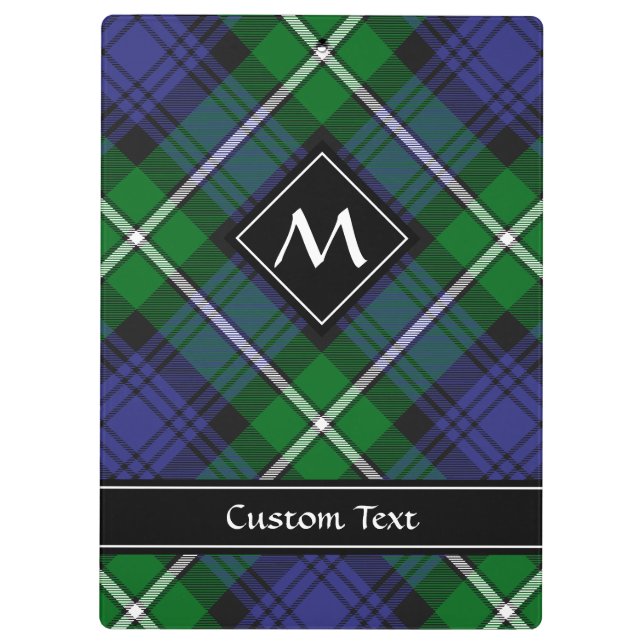 Carpeta De Pinza Clan Forbes Tartan (Reverso)