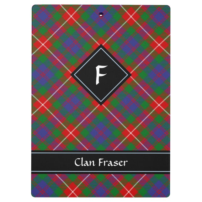 Carpeta De Pinza Clan Fraser de Lovat Tartán (Reverso)