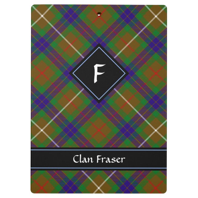 Carpeta De Pinza Clan Fraser Hunting Tartan Clipboard (Reverso)